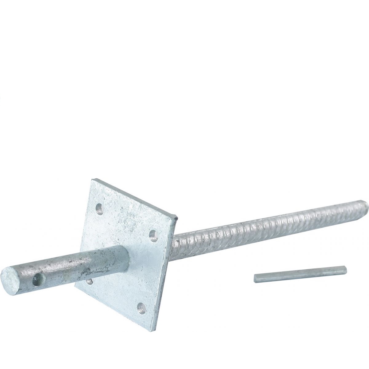 Pergoladrager+stift Ø24×400 tv geribbeld