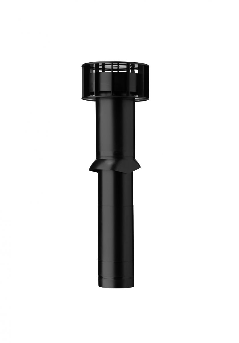 Dakdoorvoer Pijp Multivent Ø166-1200 PD+HD  Zwart